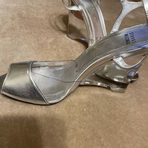 Stuart Wetizaman lucite wedges